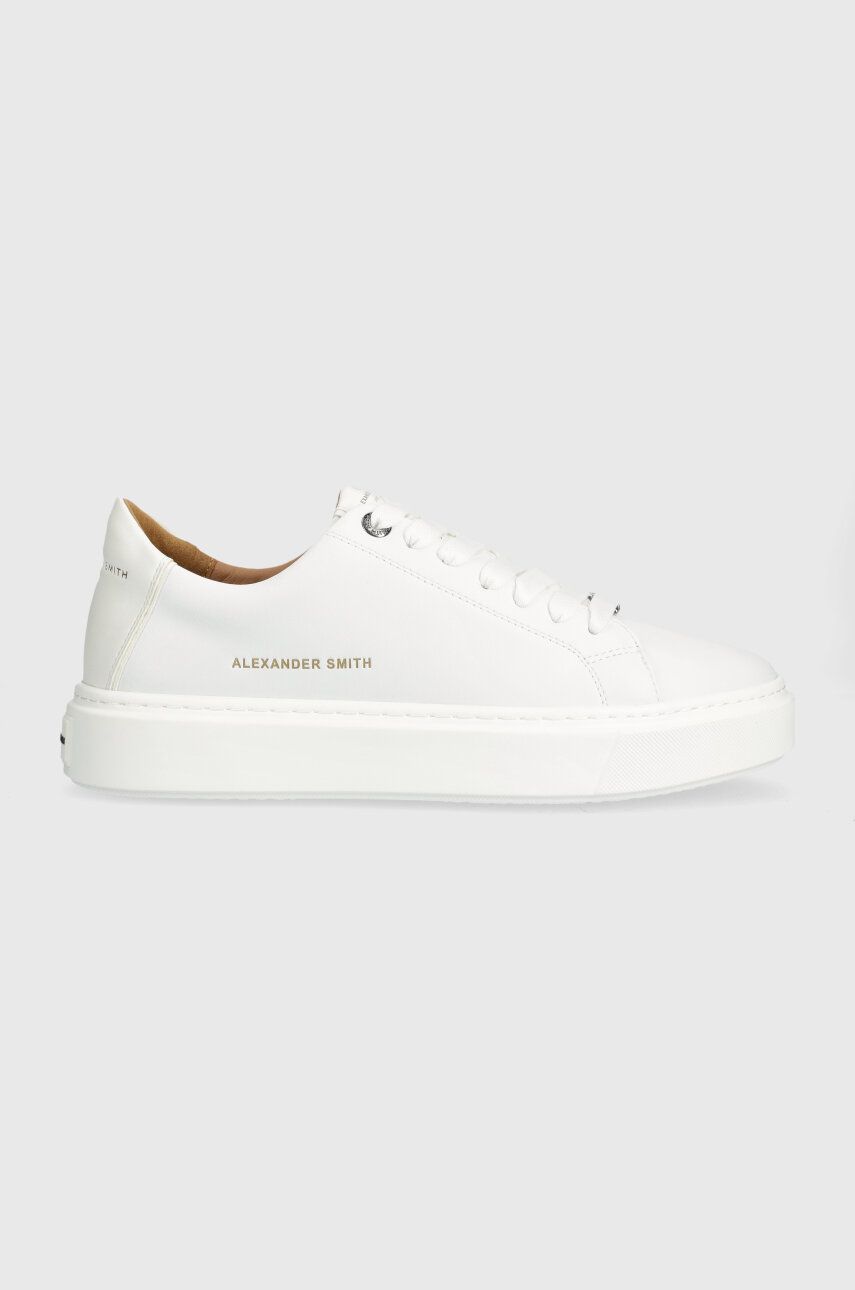 Alexander Smith sneakers London culoarea alb, ALAZLDM9012TWT