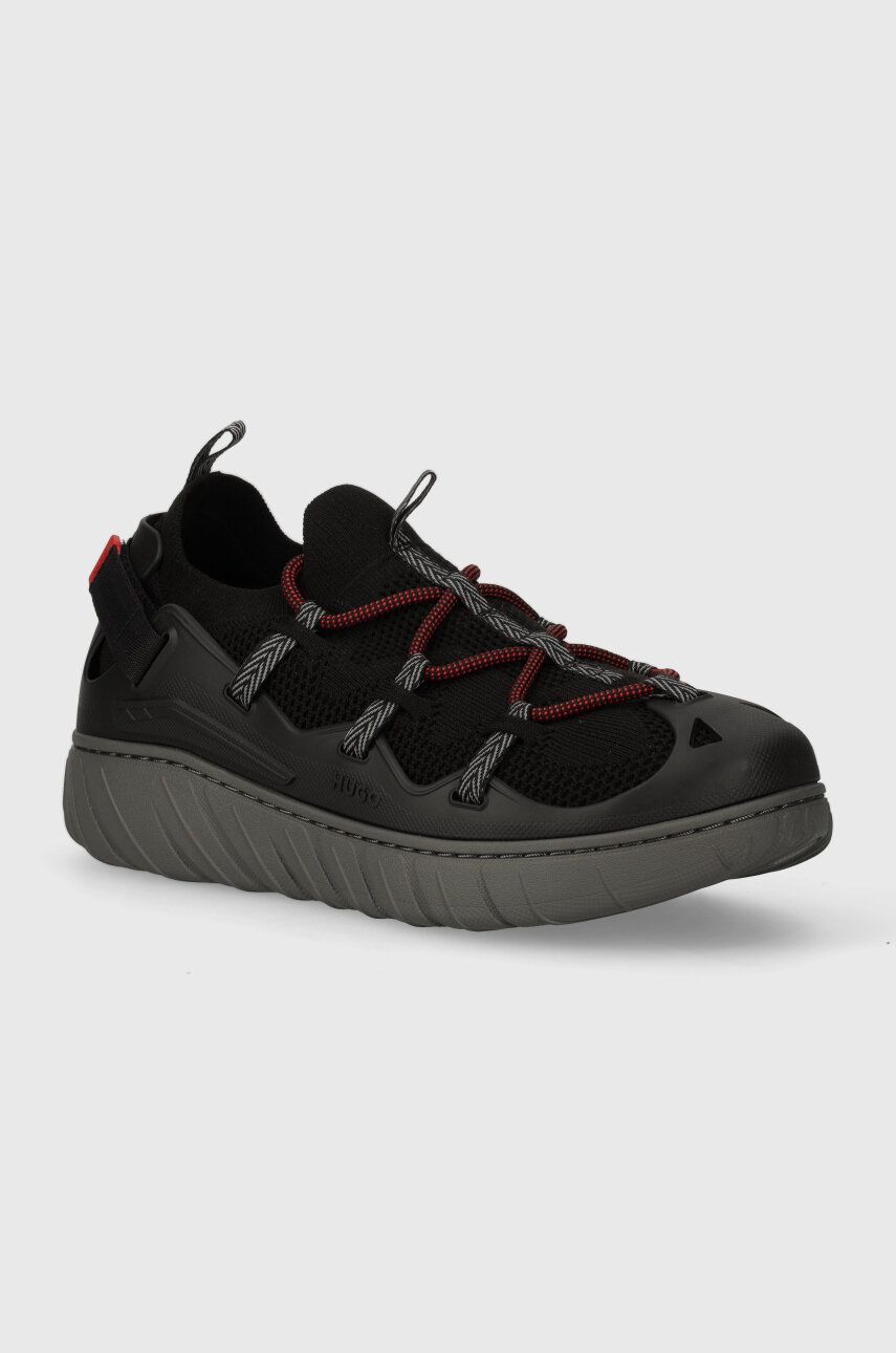 Levně Sneakers boty HUGO Reeflyn černá barva, 50517263