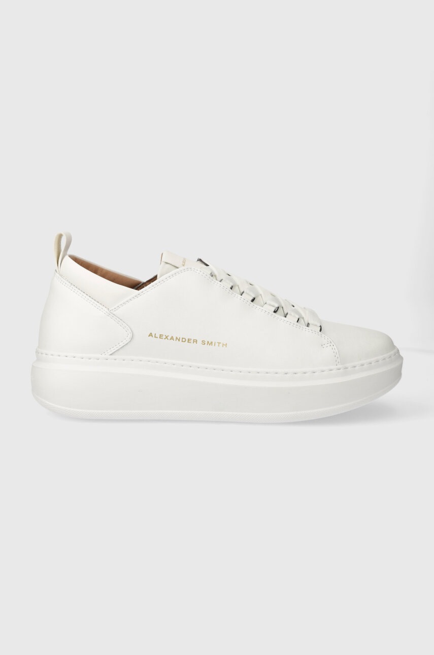 Alexander Smith sneakers din piele Wembley culoarea alb, ASAZWYM2263TWT