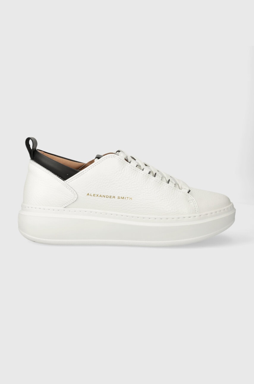 Alexander Smith sneakers din piele Wembley culoarea alb, ASAZWYM2303WBK