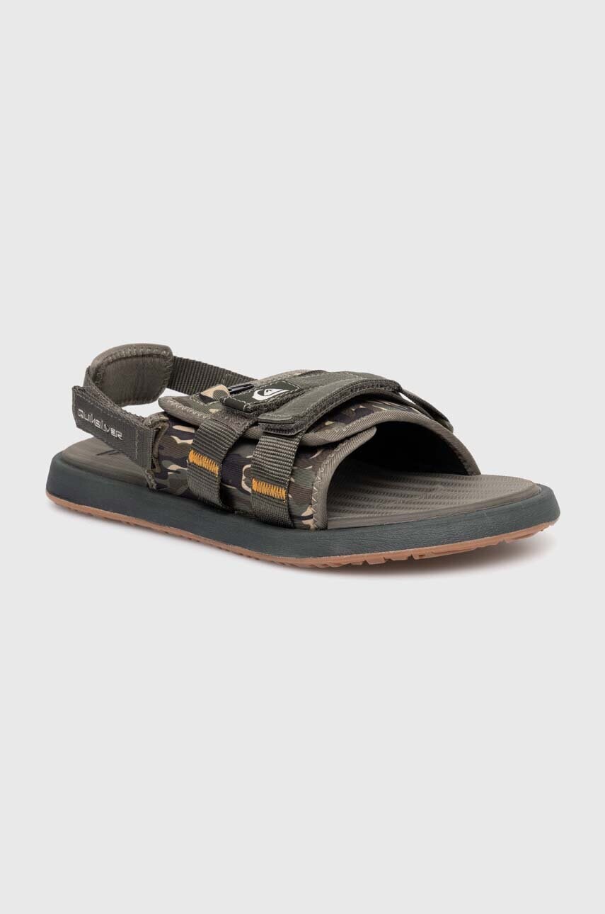 Quiksilver sandale barbati, culoarea verde