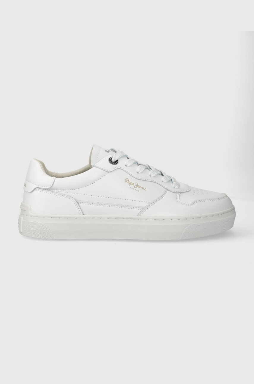 Pepe Jeans sneakers din piele PMS00009 culoarea alb, CAMDEN CLASS M