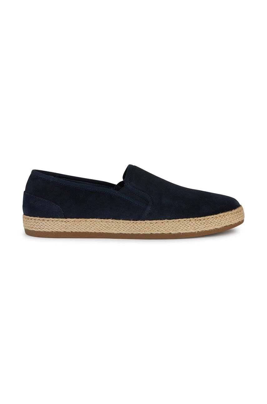 Geox espadrile din piele intoarsa U PANTELLERIA culoarea albastru marin, U25DWA 00022 C4064