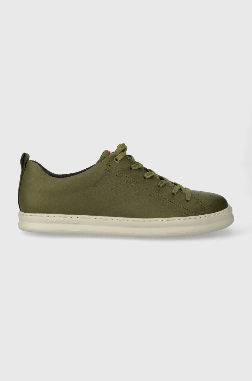 Levně Kožené sneakers boty Camper Runner Four zelená barva, K100226.134