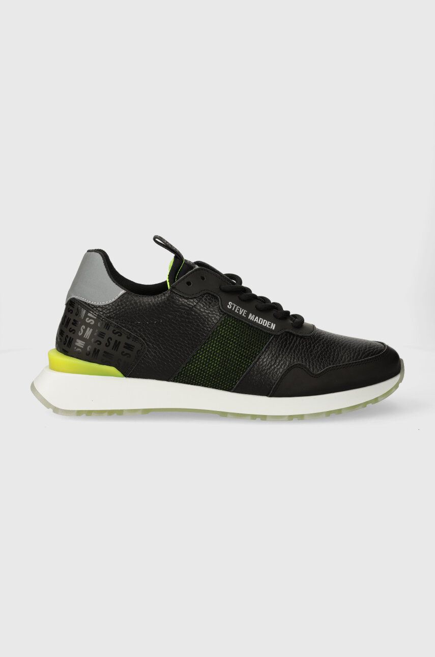 Sneakers boty Steve Madden Spence černá barva, SM12000520 - černá - Svršek: Umělá hmota