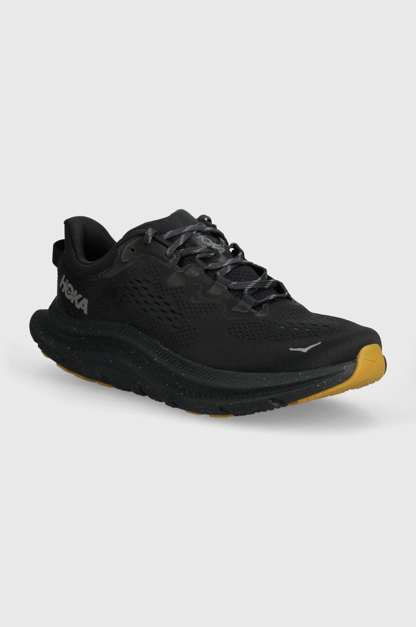 Hoka pantofi Kawana 2 barbati, culoarea negru, 1147930