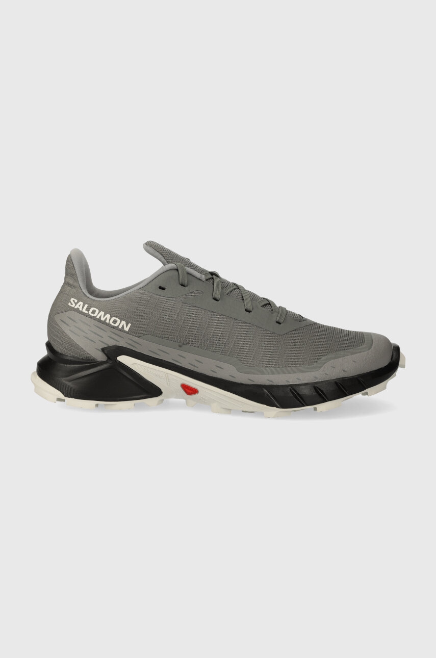 Salomon pantofi Alphacross 5 barbati, culoarea gri