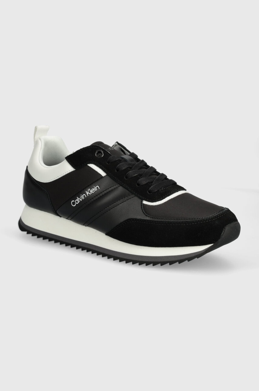 

Маратонки Calvin Klein LOW TOP LACE UP MIX в черно HM0HM01399, Черен