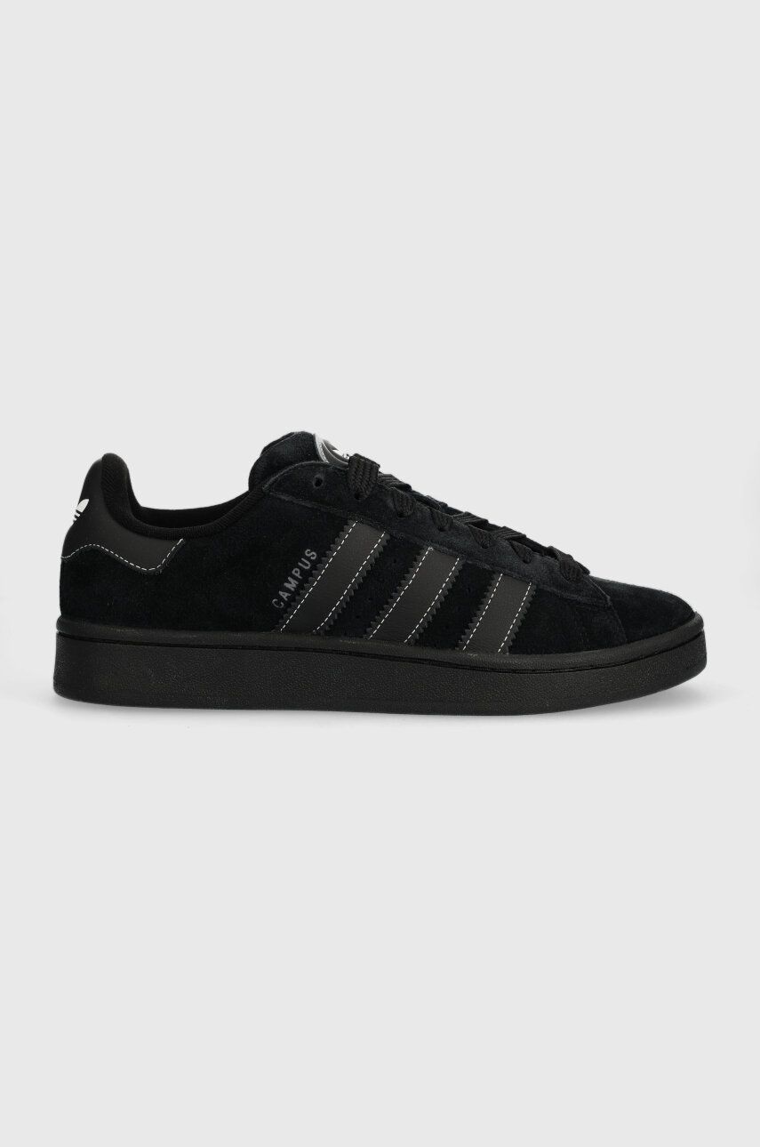 adidas Originals sneakers din piele întoarsă Campus 00s culoarea negru, IF8768