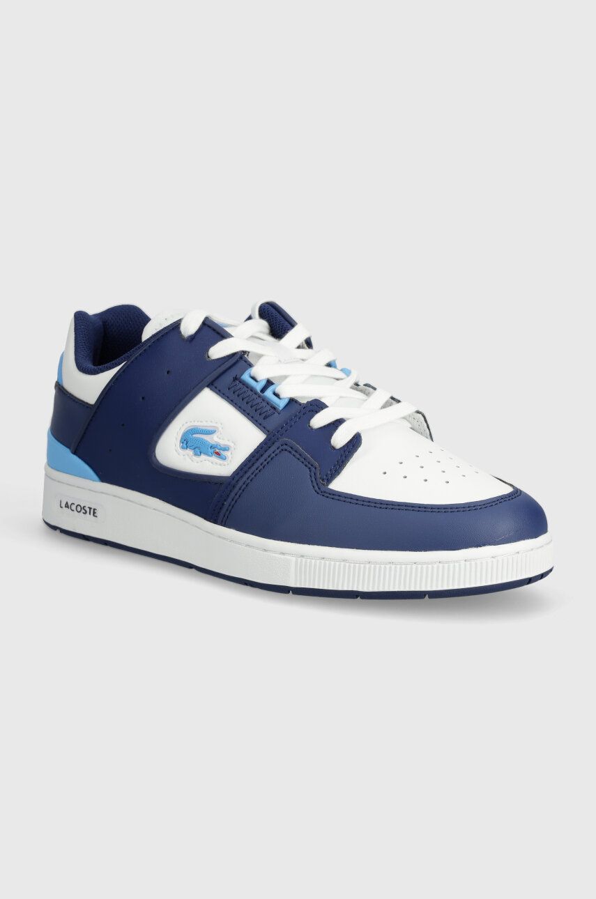 Lacoste sneakers Court Cage Leather culoarea albastru marin, 47SMA0050