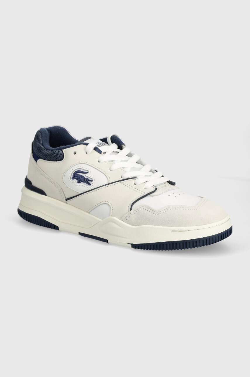 

Кожени маратонки Lacoste Lineshot Leather Logo в бяло 47SMA0062, Бял