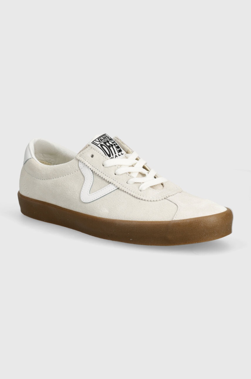 Vans tenisi din piele intoarsa Sport Low culoarea bej, VN000CTDQJM1