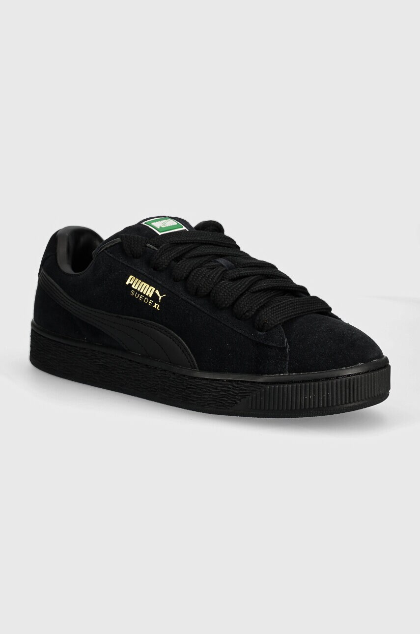 Puma sneakers din piele Suede XL culoarea negru, 395205