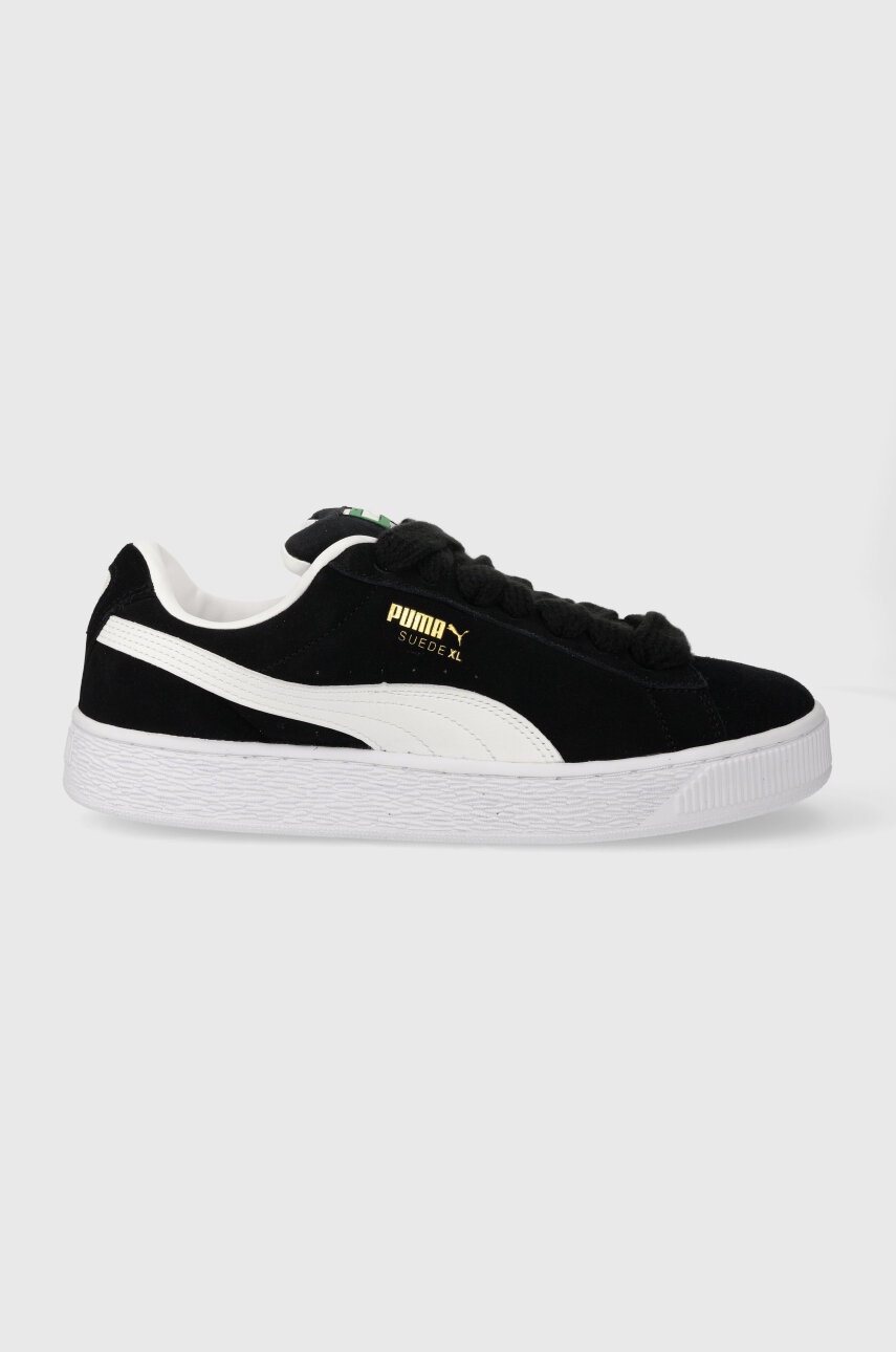 Puma sneakers din piele Suede XL culoarea negru 395205