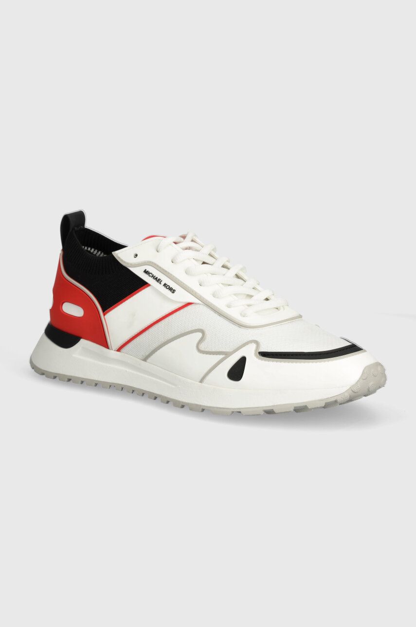 Michael Kors sneakers Miles culoarea alb, 42S4MIFS1D