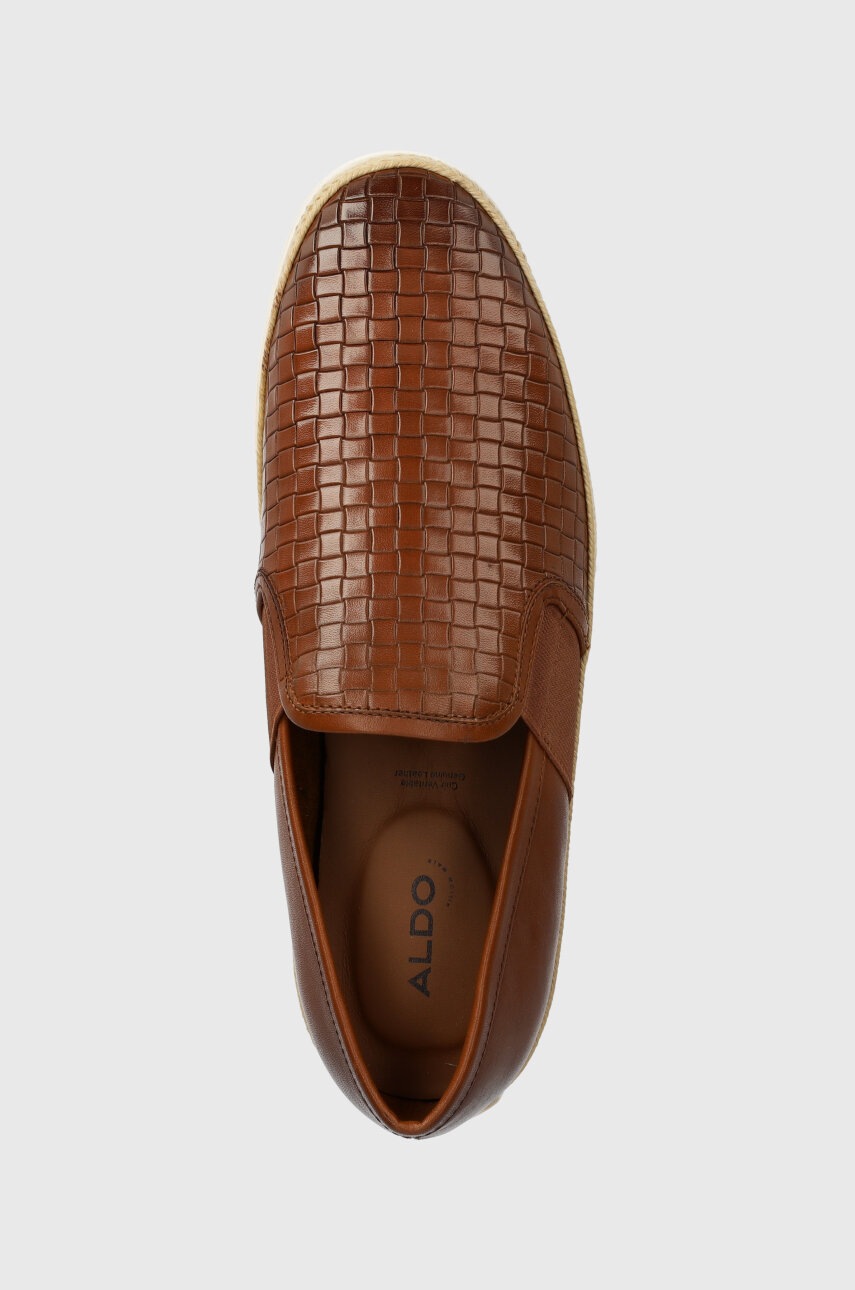Μοκασίνια Aldo Atzaro χρώμα: καφέ, 13750162.Atzaro φωτογραφία