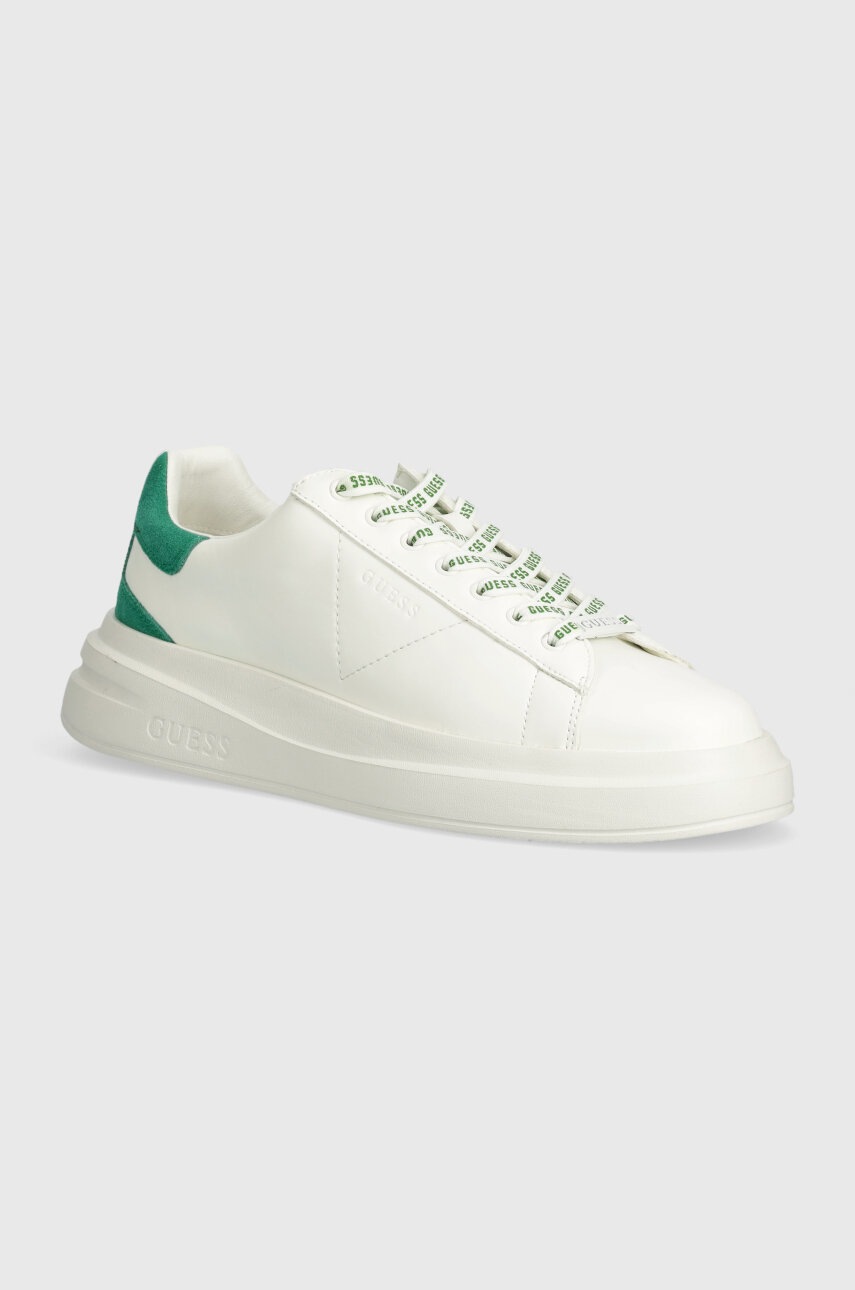 Levně Sneakers boty Guess ELBA bílá barva, FMPVIB SMA12