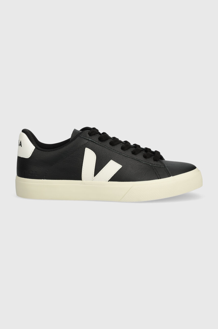 Veja sneakers din piele Campo culoarea negru, CP0501215