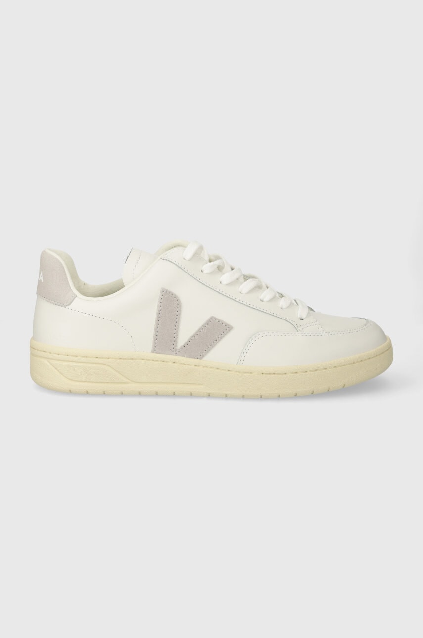 Veja sneakers din piele V-12 culoarea alb, XD0203484