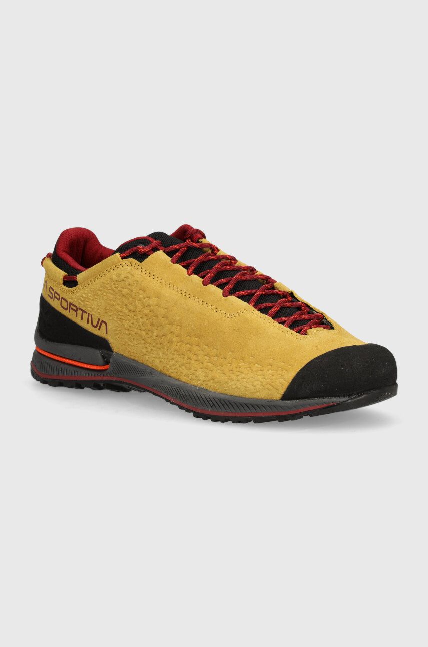 LA Sportiva pantofi TX2 Evo Leather barbati, culoarea galben