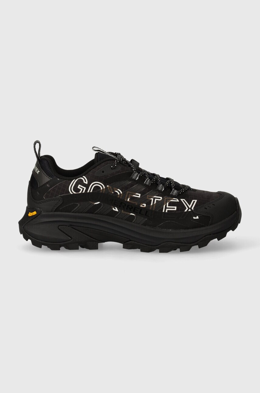 Παπούτσια Merrell 1TRL Moab Speed 2 GORE-TEX χρώμα: μαύρο, J005801 φωτογραφία