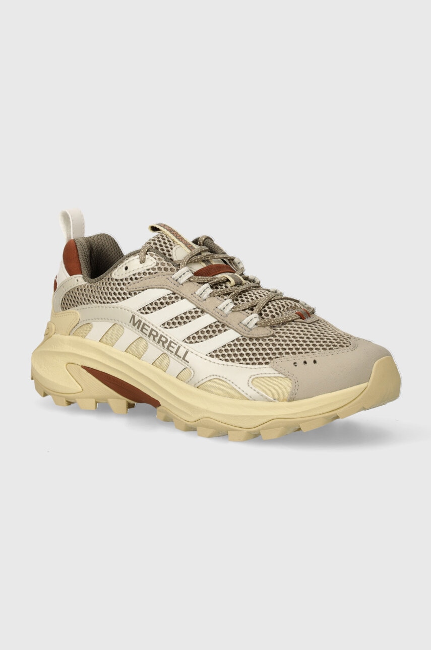 Levně Boty Merrell 1TRL Moab Speed 2 Vent 2K pánské, béžová barva, J005805