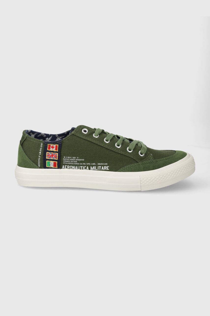 Aeronautica Militare tenisi barbati, culoarea verde, SC280CT3336