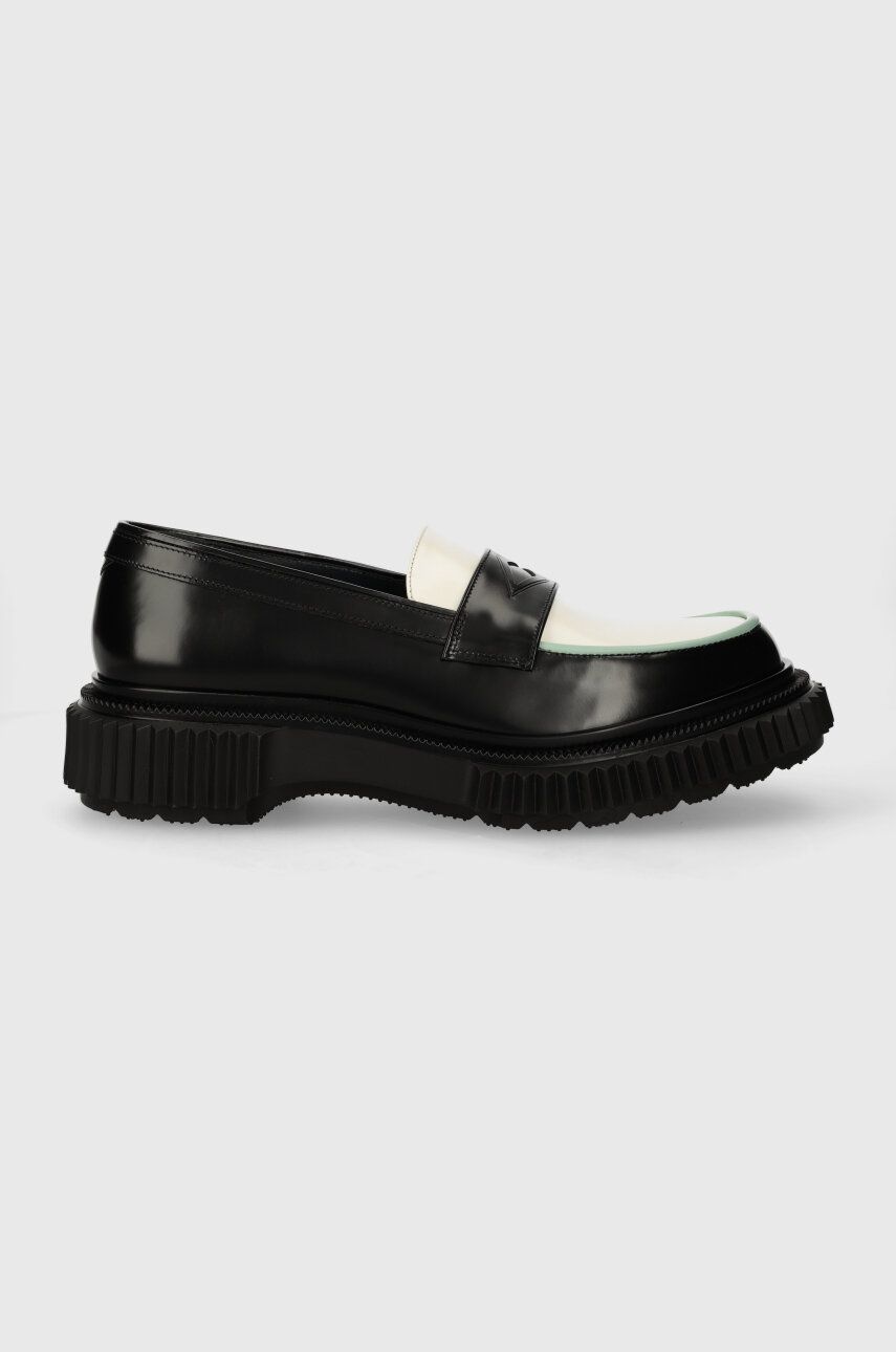 ADIEU pantofi de piele Type 182 bărbați, culoarea negru, 182