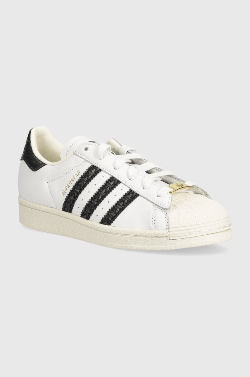 adidas Originals sneakers din piele Superstar culoarea alb, IF3637