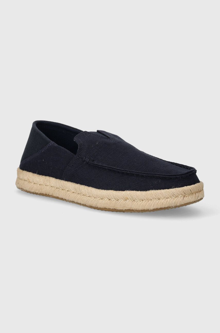 Toms espadrile Alonso Loafer Rope culoarea albastru marin, 10020889