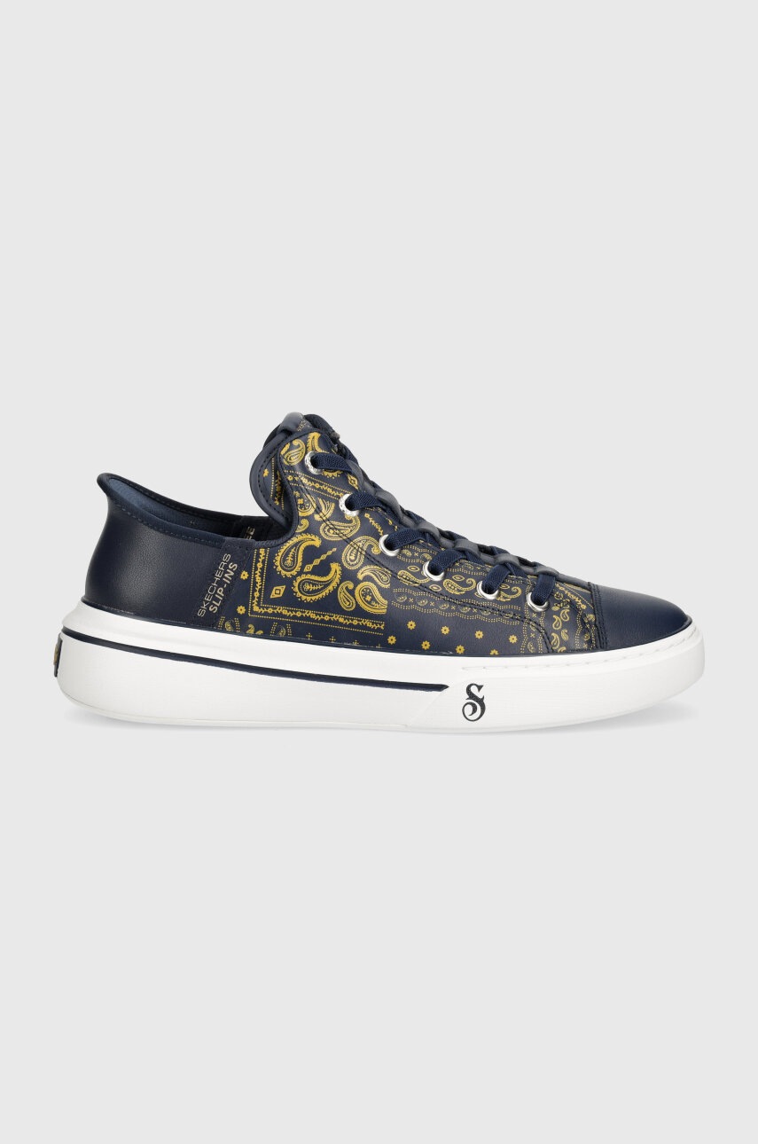 Πάνινα παπούτσια Skechers SKECHERS X SNOOP DOGG χρώμα: ναυτικό μπλε φωτογραφία