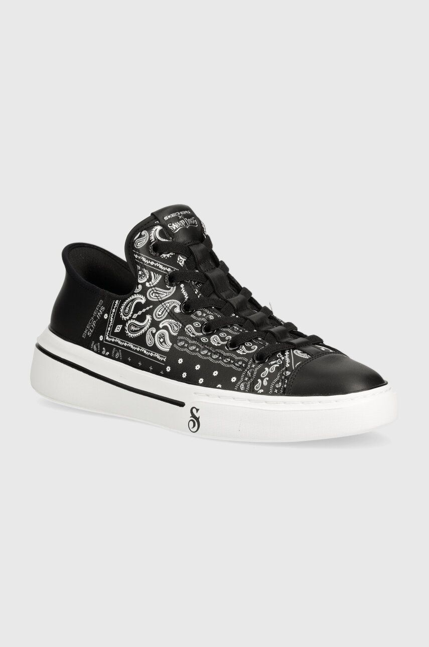 Skechers tenisi SKECHERS X SNOOP DOGG barbati, culoarea negru