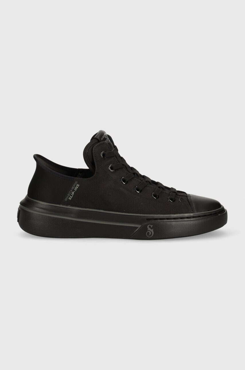 Πάνινα παπούτσια Skechers SKECHERS X SNOOP DOGG χρώμα: μαύρο φωτογραφία