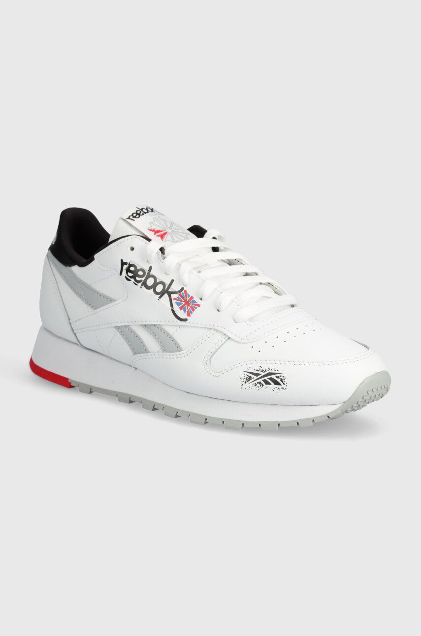 Reebok Classic sneakers din piele Classic Leather culoarea alb, 100075003