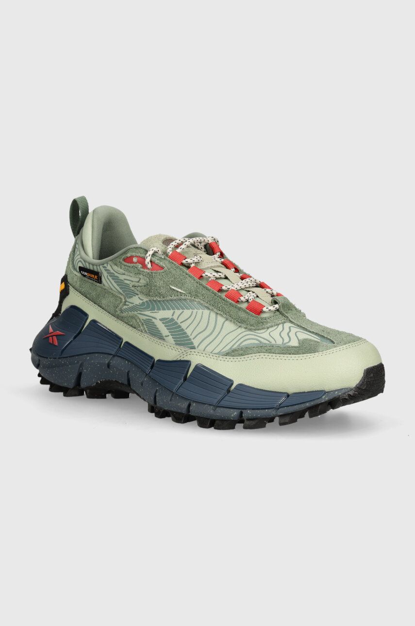 Reebok pantofi Zig Kinetica barbati, culoarea verde, 100074670
