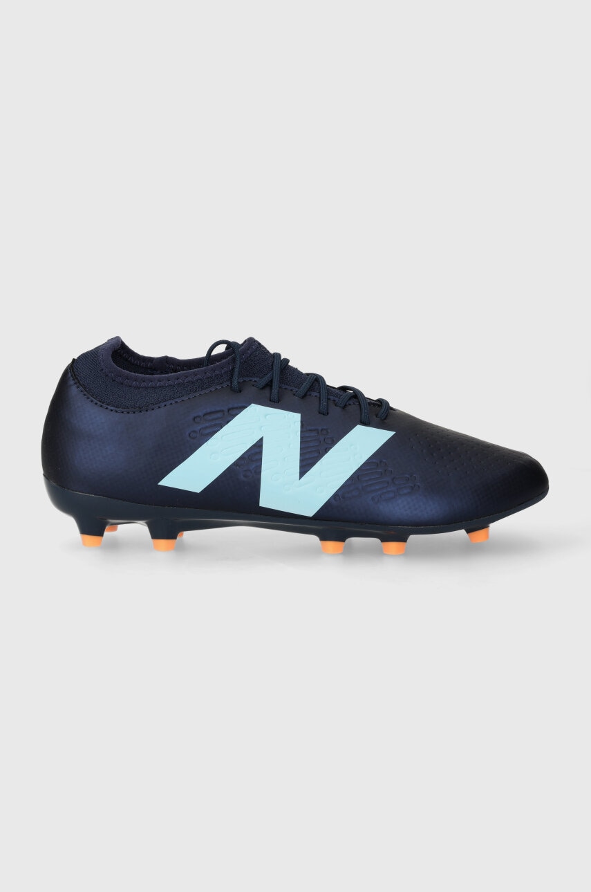 New Balance ghete de fotbal korki Tekela Magique FG V4+ culoarea albastru marin