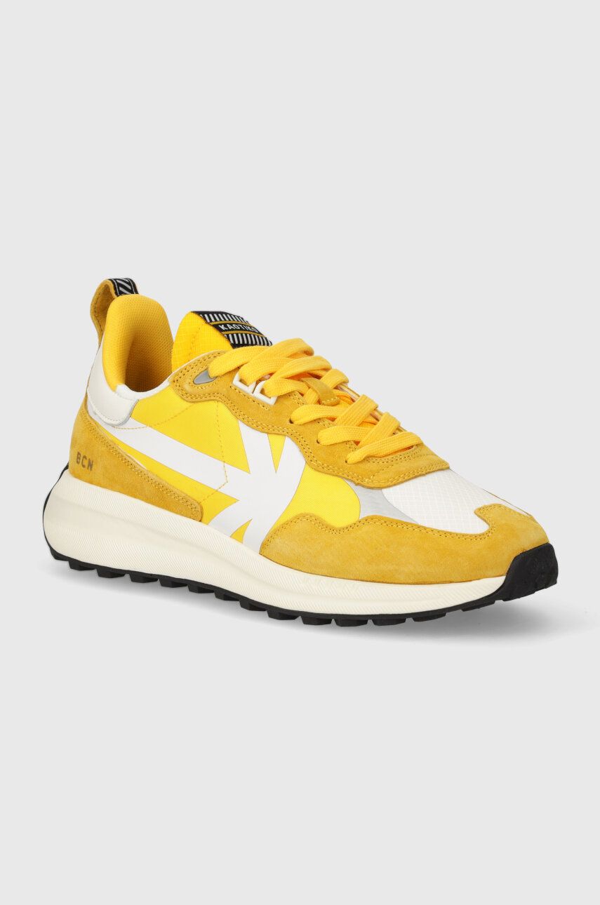 Levně Sneakers boty Kaotiko VANCOUVER žlutá barva, AM001.02.2600