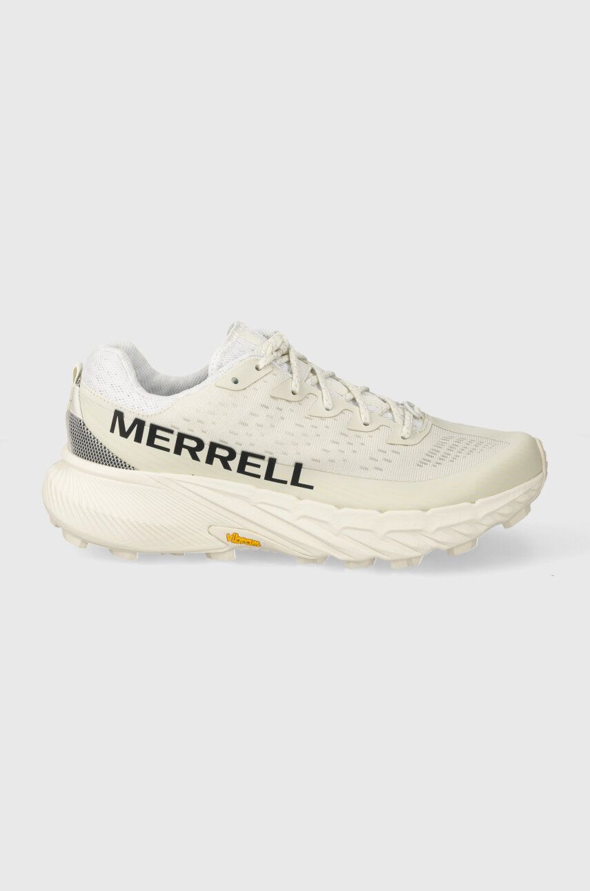 Merrell pantofi Agility Peak 5 bărbați, culoarea bej J068045