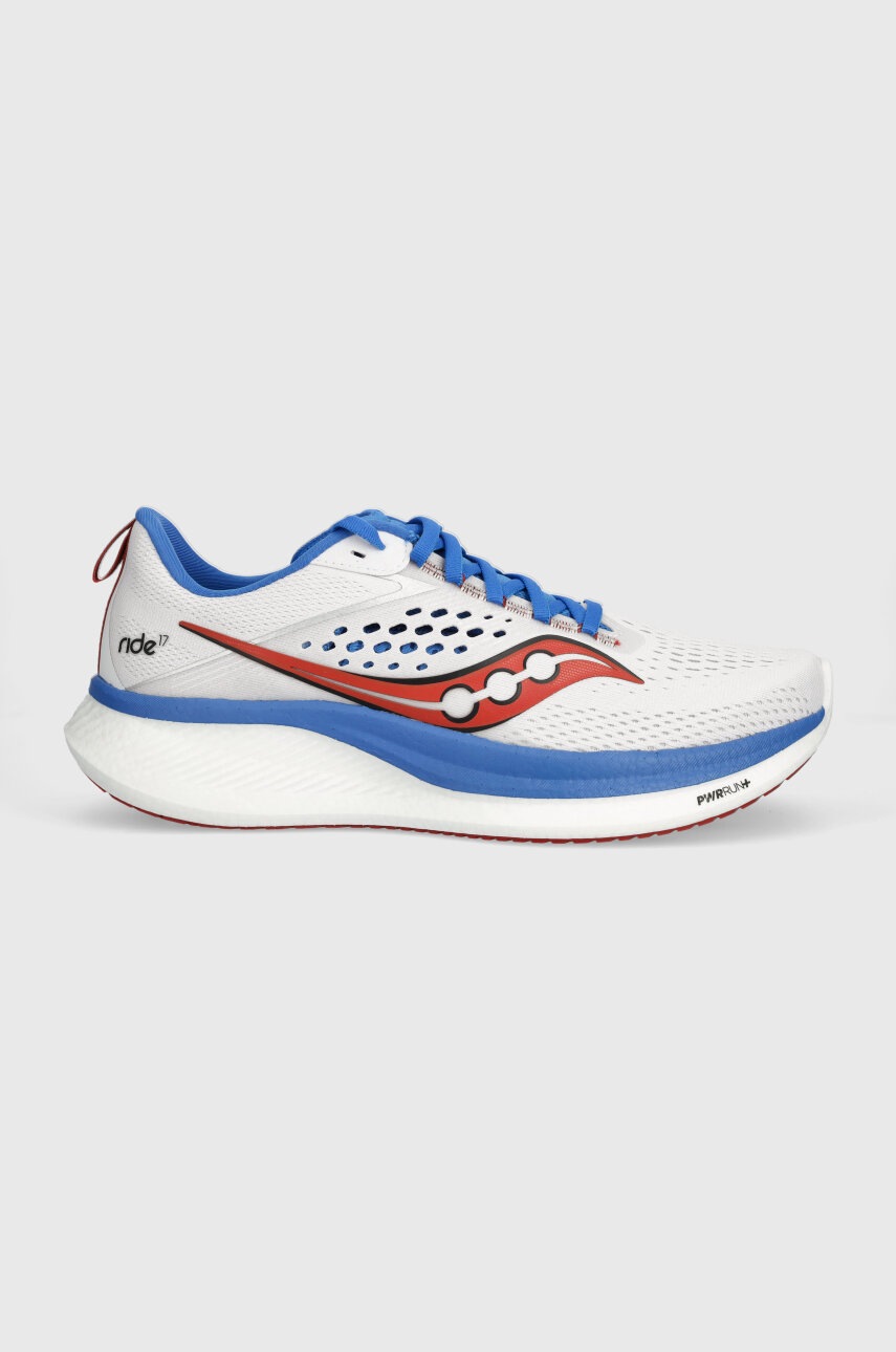 Saucony pantofi de alergat Ride 17 culoarea alb