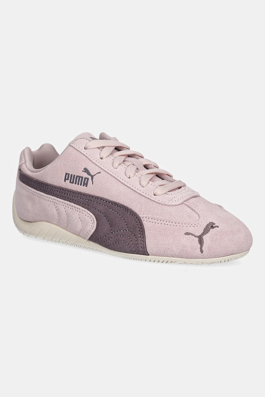 Puma sneakers din piele întoarsă Speedcat OG culoarea roz, 398846