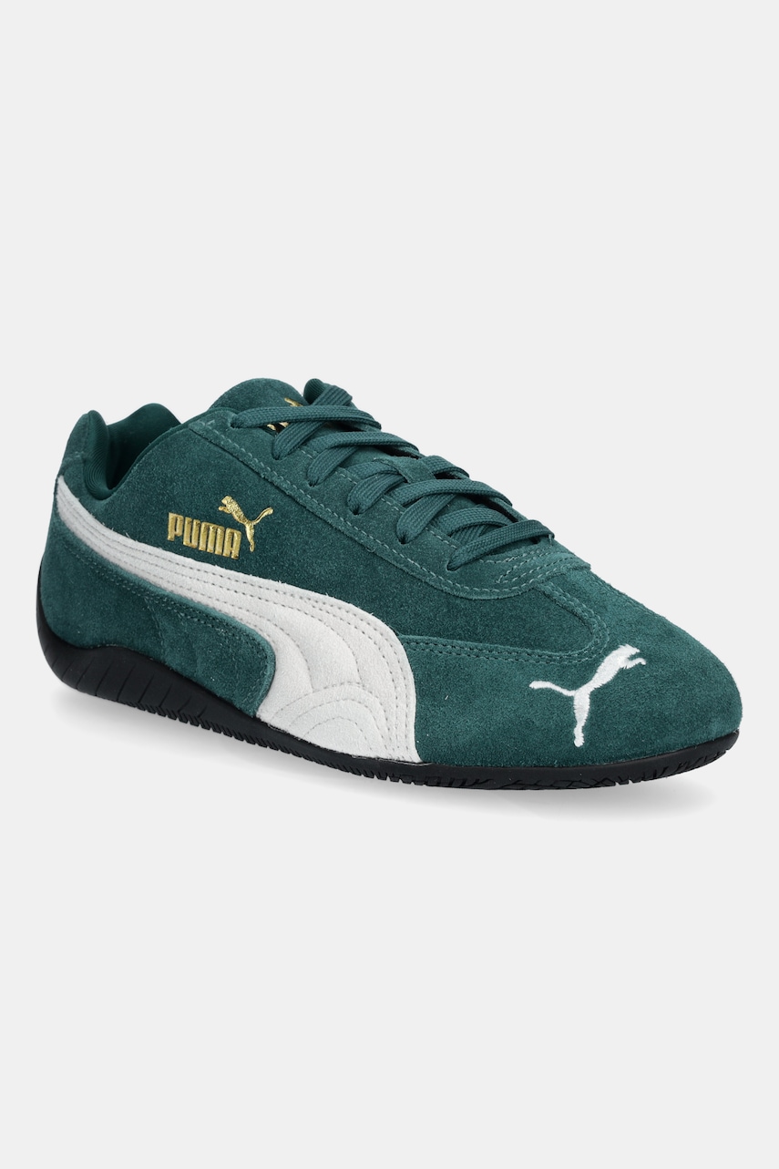 Puma sneakers din piele intoarsă Speedcat OG culoarea negru, 398846