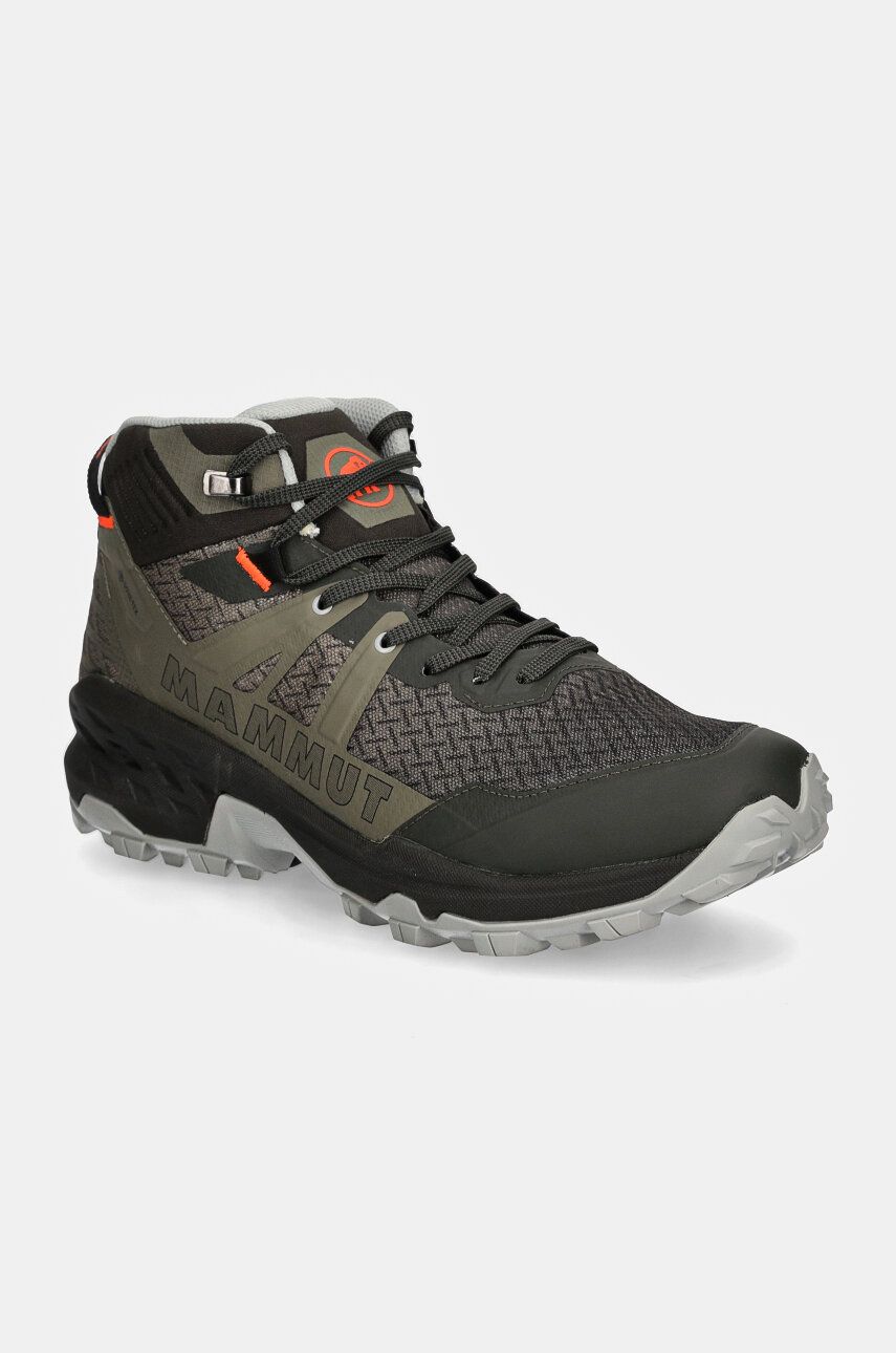 Mammut pantofi Sertig II Mid GTX barbati, culoarea verde