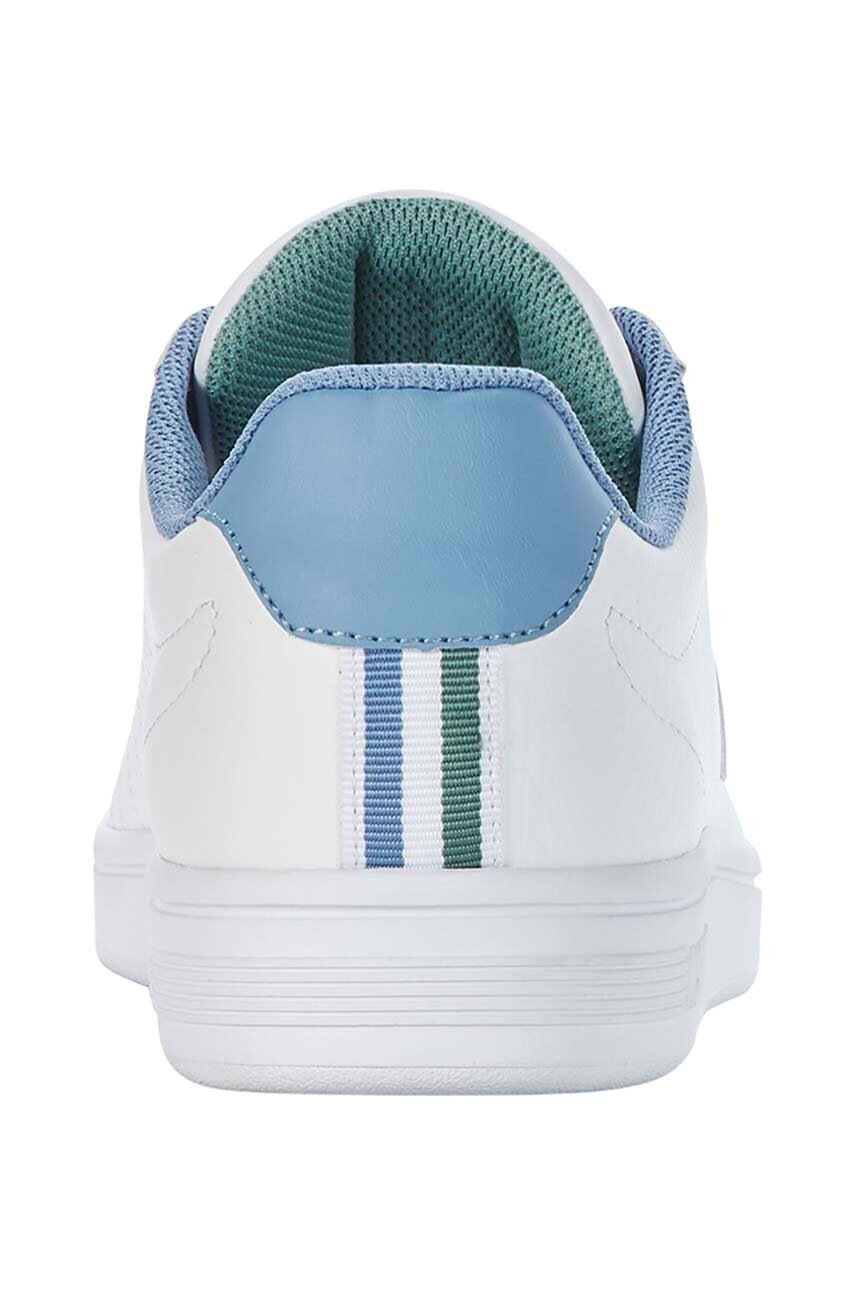Δερμάτινα αθλητικά παπούτσια K-Swiss COURT SHIELD χρώμα: άσπρο φωτογραφία