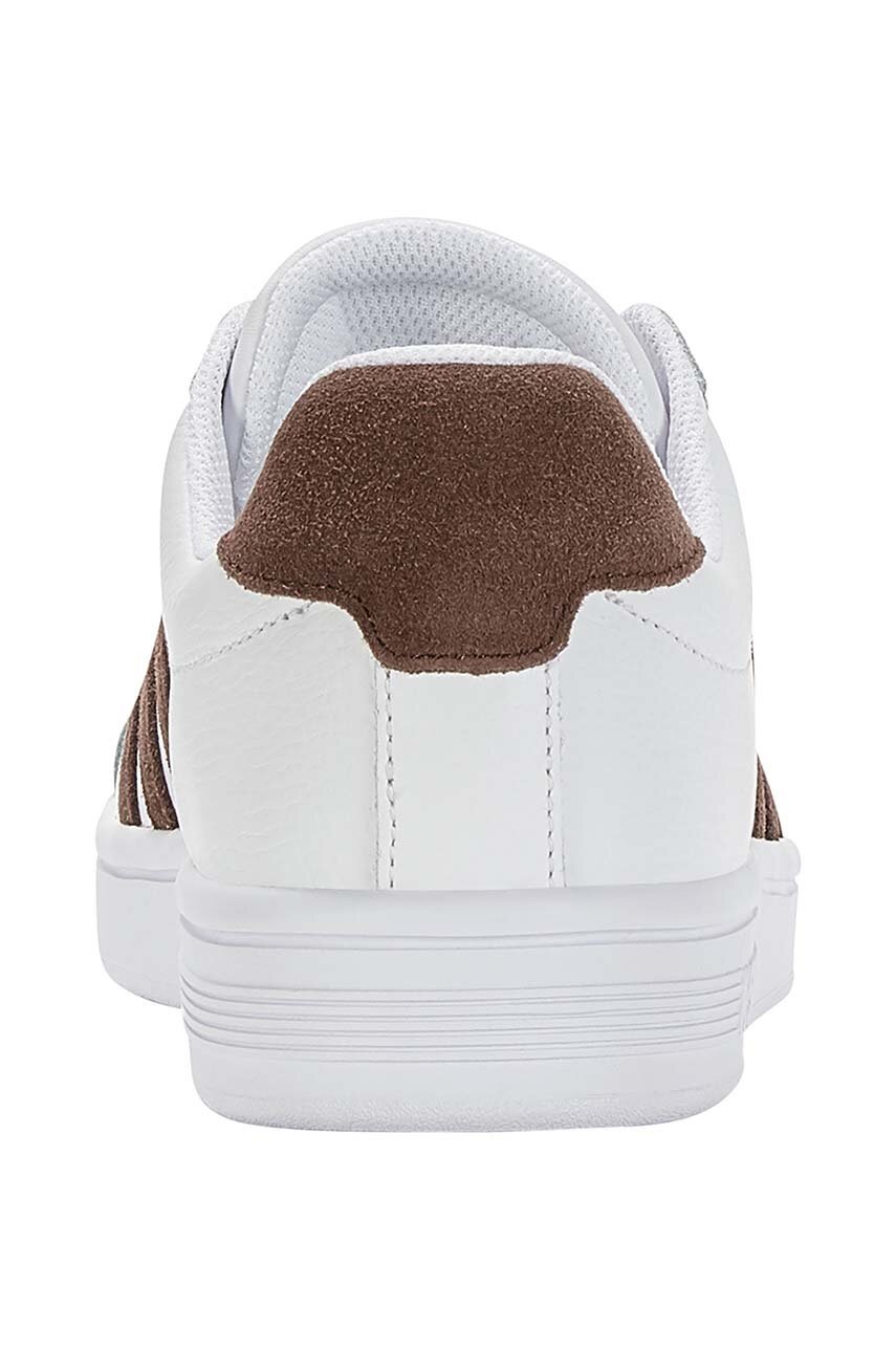 Δερμάτινα αθλητικά παπούτσια K-Swiss COURT TIEBREAK χρώμα: άσπρο, 07011.936.M φωτογραφία