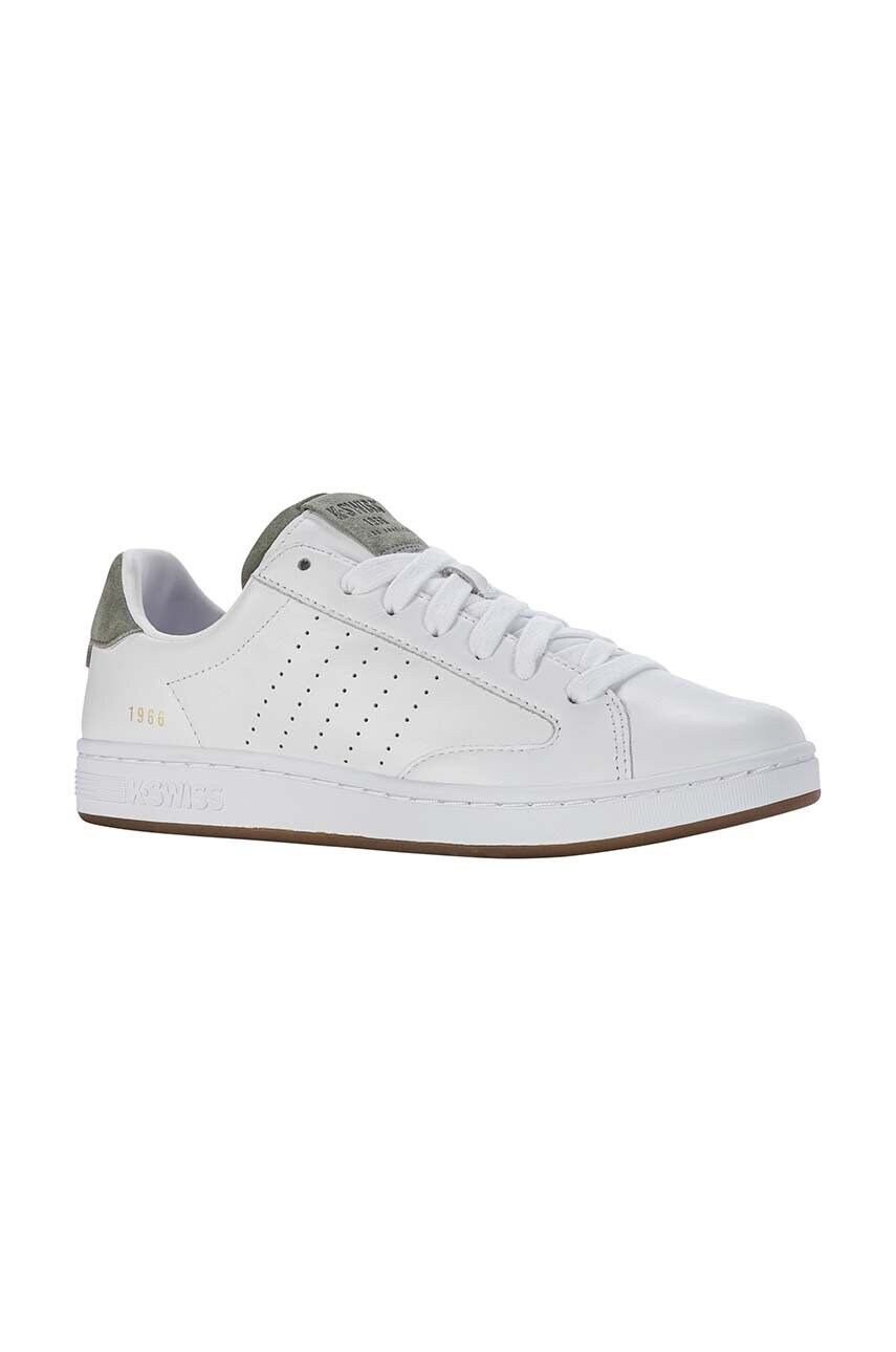 K-Swiss Adidasi din piele LOZAN KLUB LTH culoarea alb