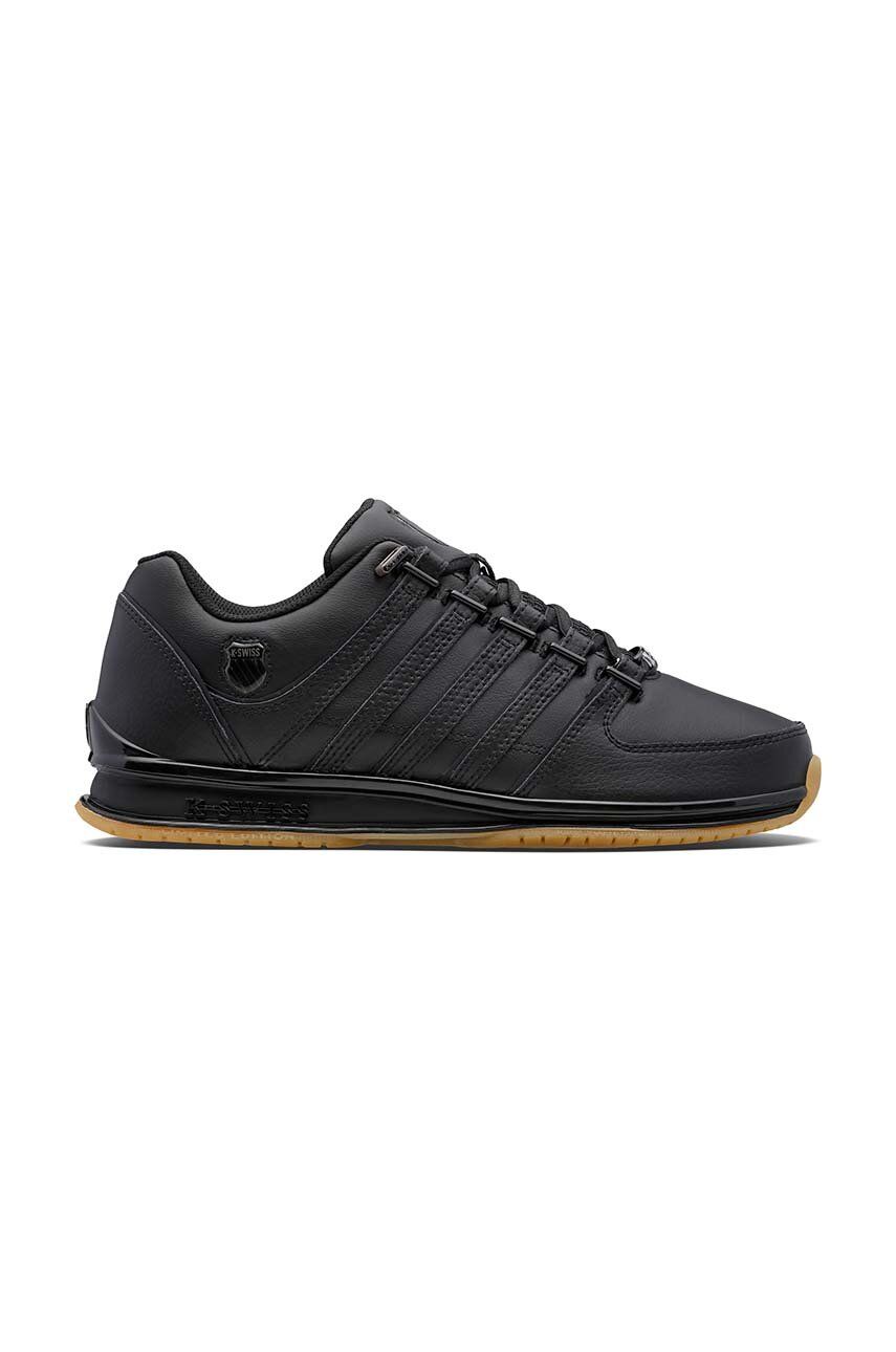 K-Swiss sneakers din piele RINZLER culoarea negru, 01235.050.M