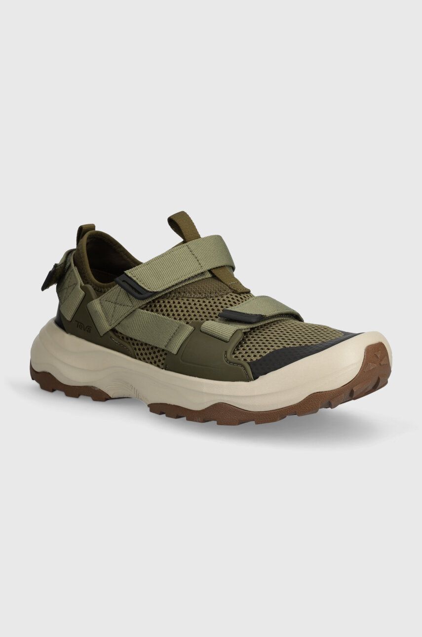 Teva sandale Outflow Universal barbati, culoarea verde, 1136311