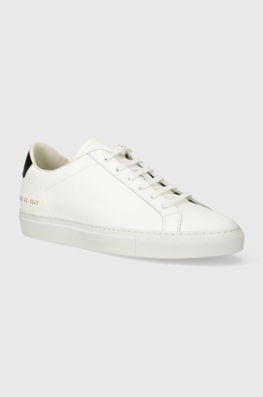 Levně Kožené sneakers boty Common Projects Retro Classic bílá barva, 2389