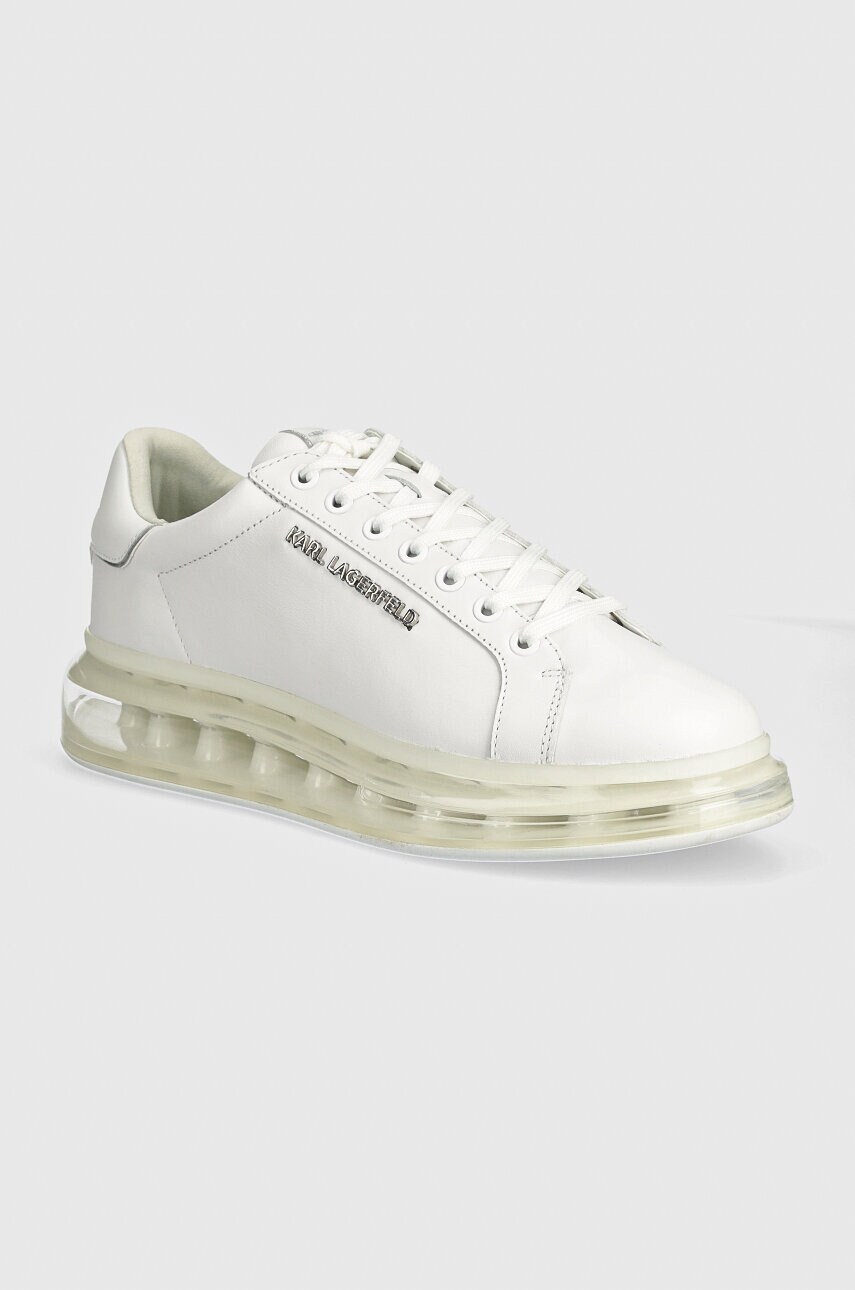 Karl Lagerfeld Adidasi din piele KAPRI KUSHION culoarea alb, KL52625A