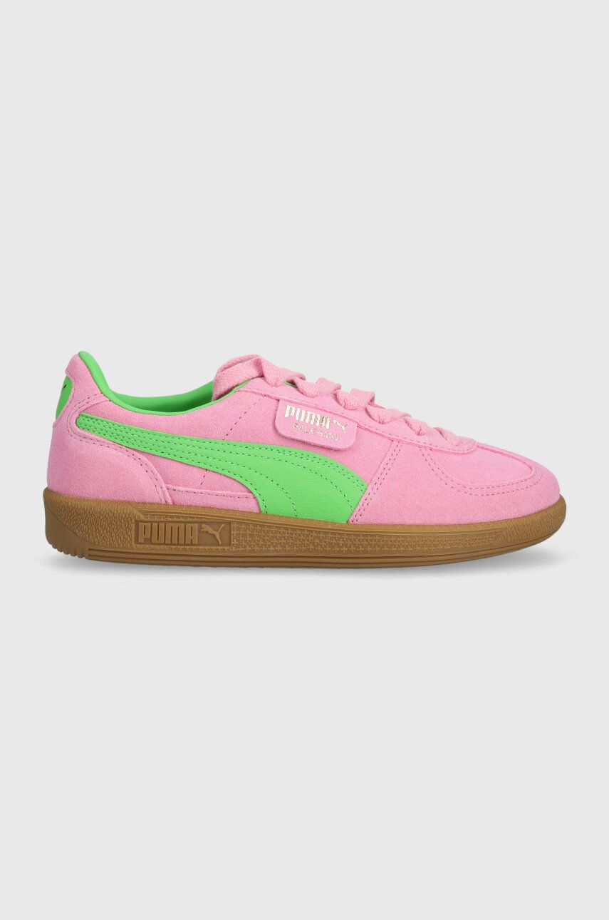 Puma sneakers din piele intoarsă Palermo Special culoarea roz, 397549